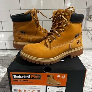 Timberland PRO Direct Attach Women’s Work Boots – Size 7 | Steel Toe- waterproof